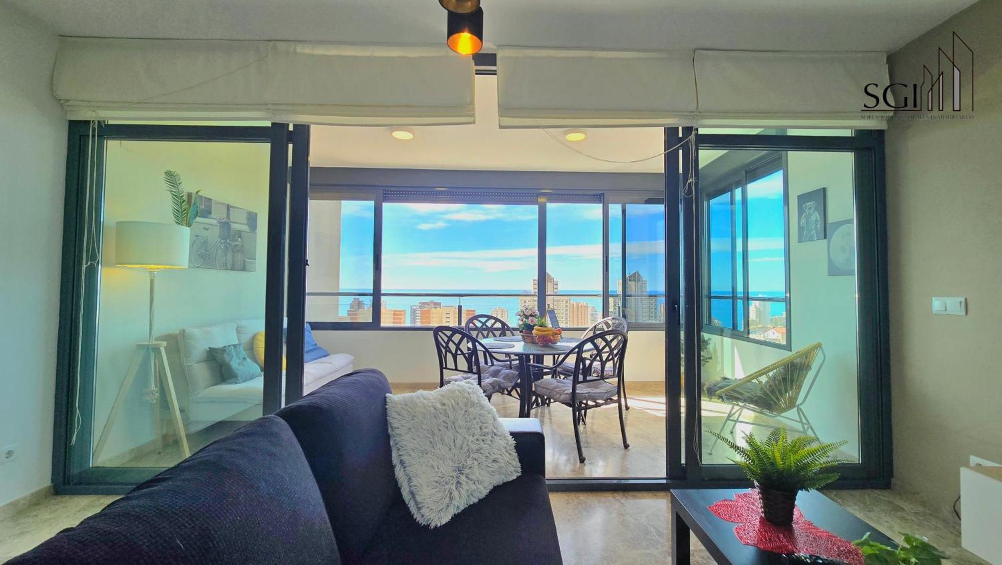 Апартаменты Bahia Views - Premium Torres D' Oboe Бенидорм Экстерьер фото